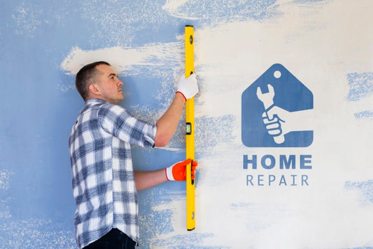 Free Young Handyman Home Repair Concept Psd